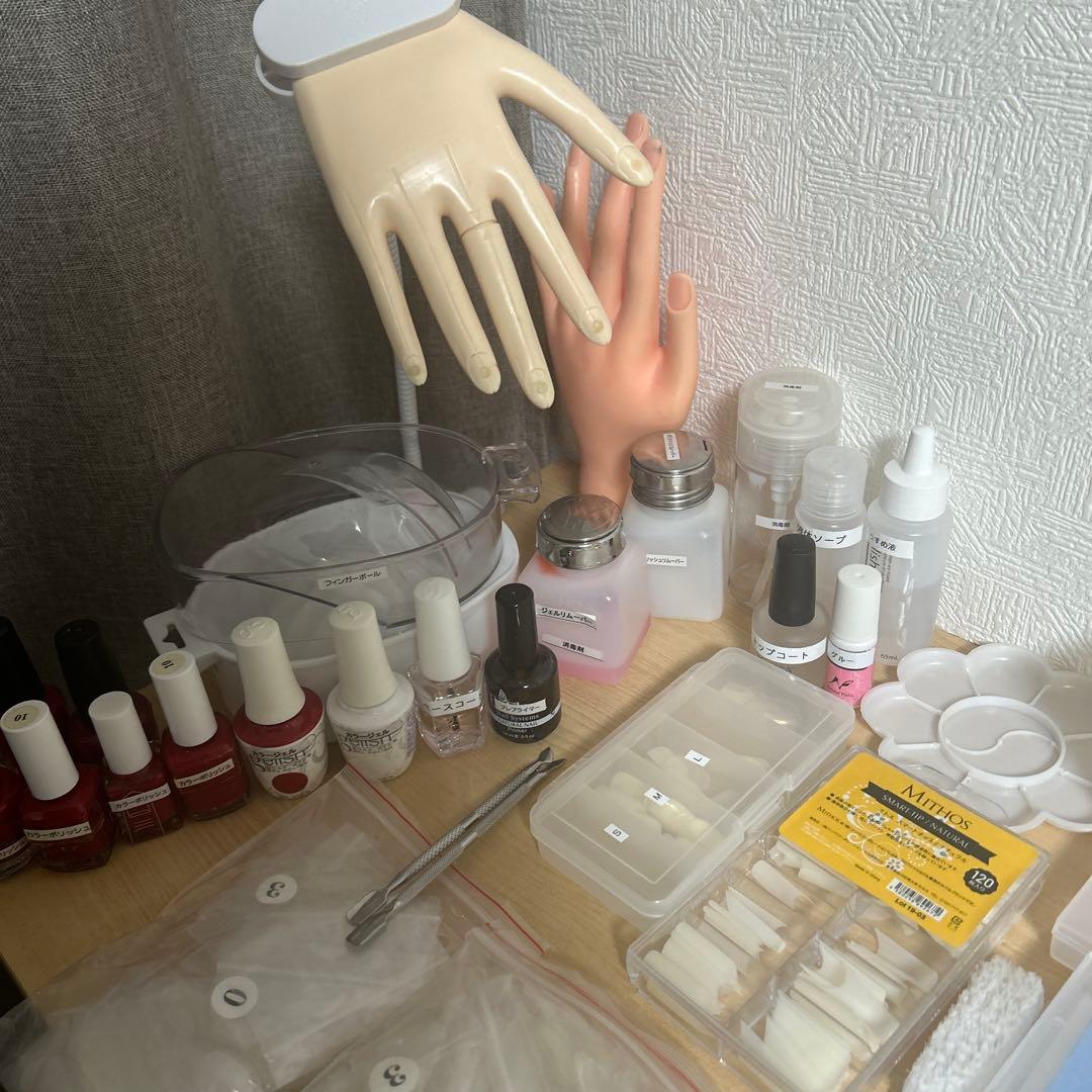 ネイリスト用品セット　2級まで取得可能