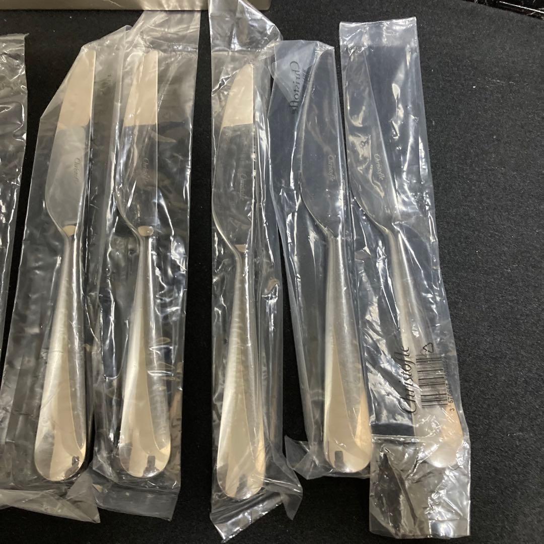 未使用品　クリストフル　ナイフ　フォーク　5本セット