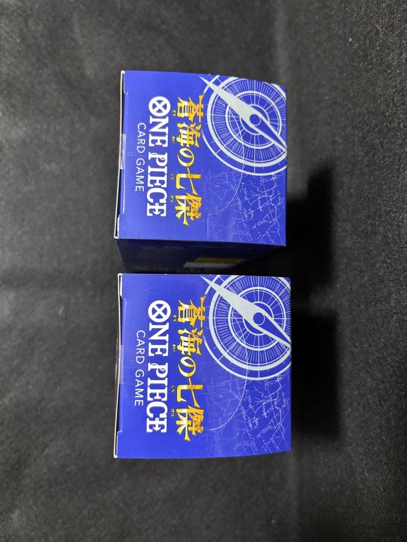 蒼海の七傑BOX 未開封テープ付き2個セット ワンピースカードONE PIECE