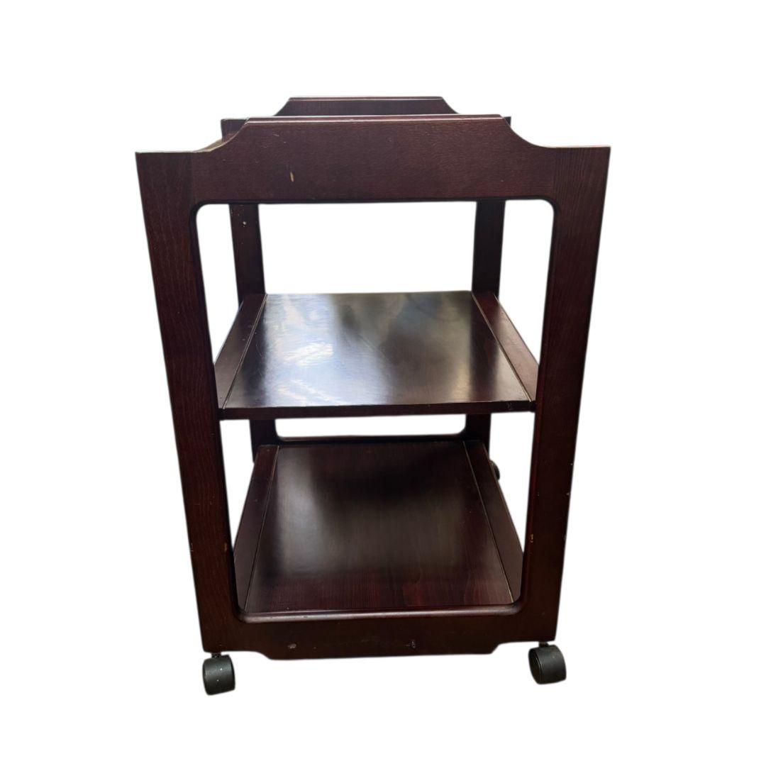 【希少】カリモク キッチンワゴン 配膳ワゴン ワゴン レトロ アンティーク