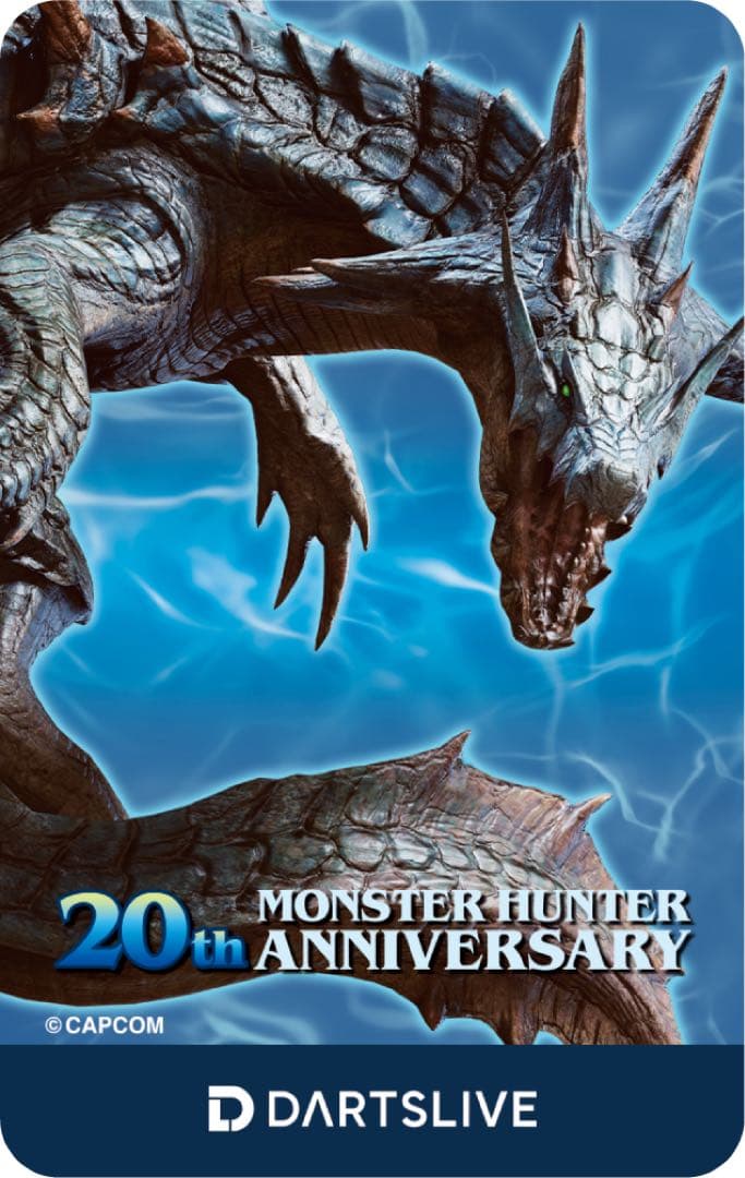 5枚セット モンスターハンター 20周年 コラボダーツ ライブカード
