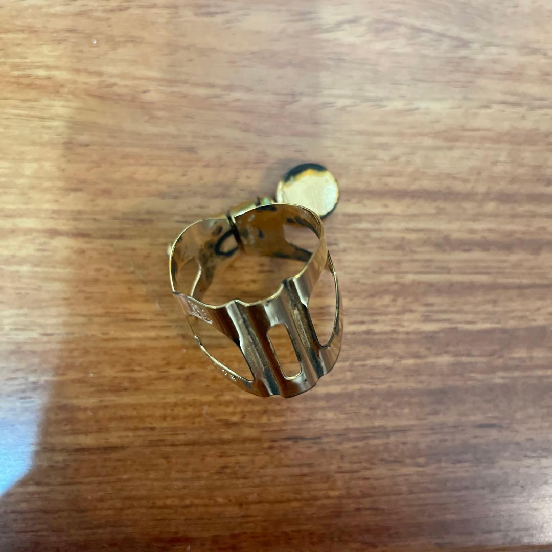 ソプラノサックス用リガチャーBGトラディショナル金メッキ ソプラノ