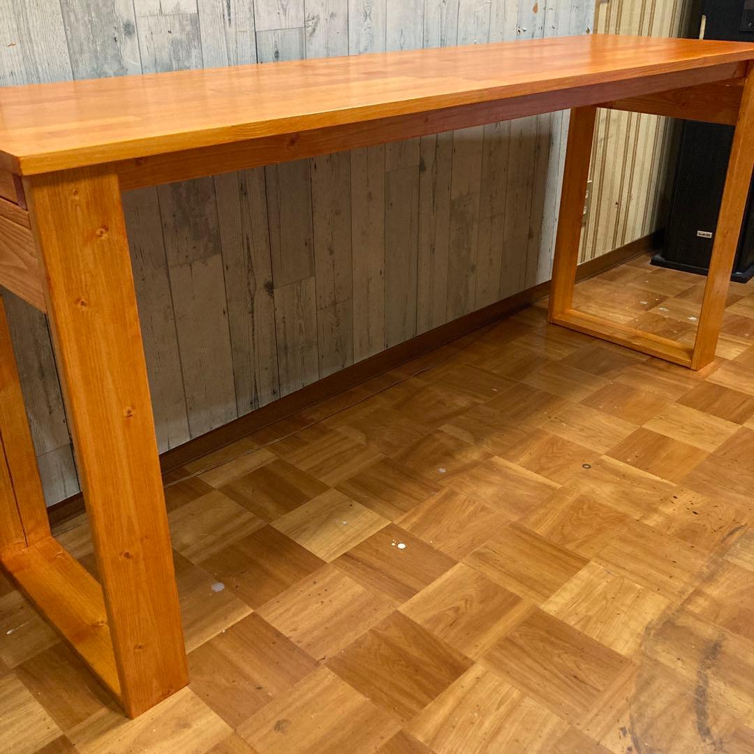 机 テーブル カウンター 幅160cm パイン集成材