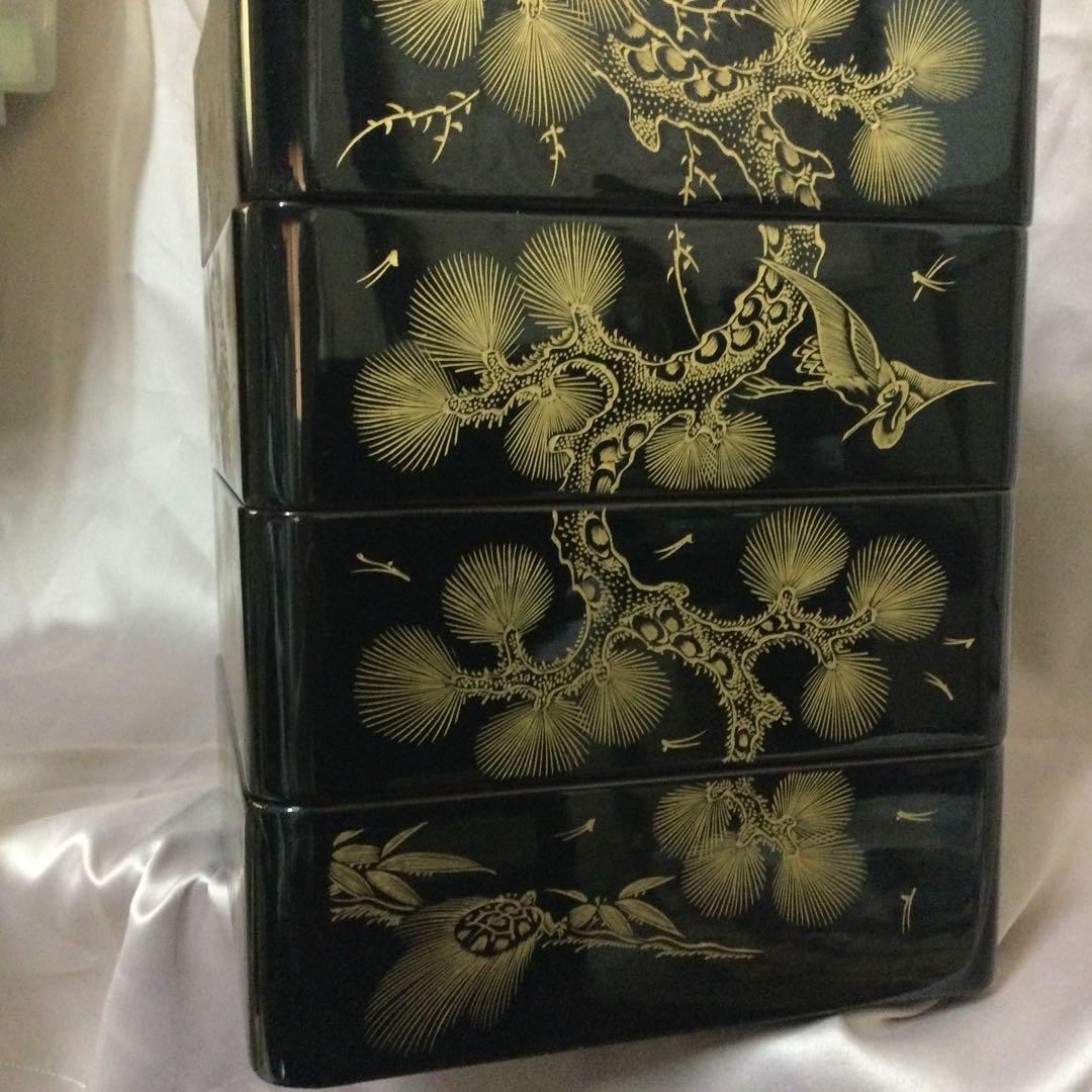 重箱本漆箱蓋2枚付きーNO511・お宝クラスの最高品物です。