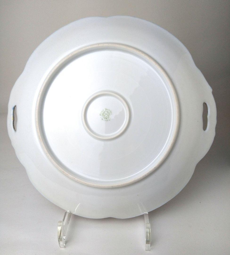 値下げ☆オールドノリタケ モールド 金彩薔薇絵盛り上げ風景絵シリーズ