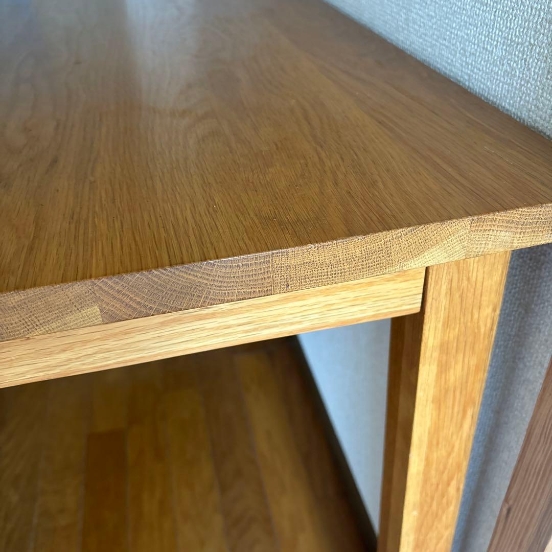 無印良品　無垢材テーブルオーク材