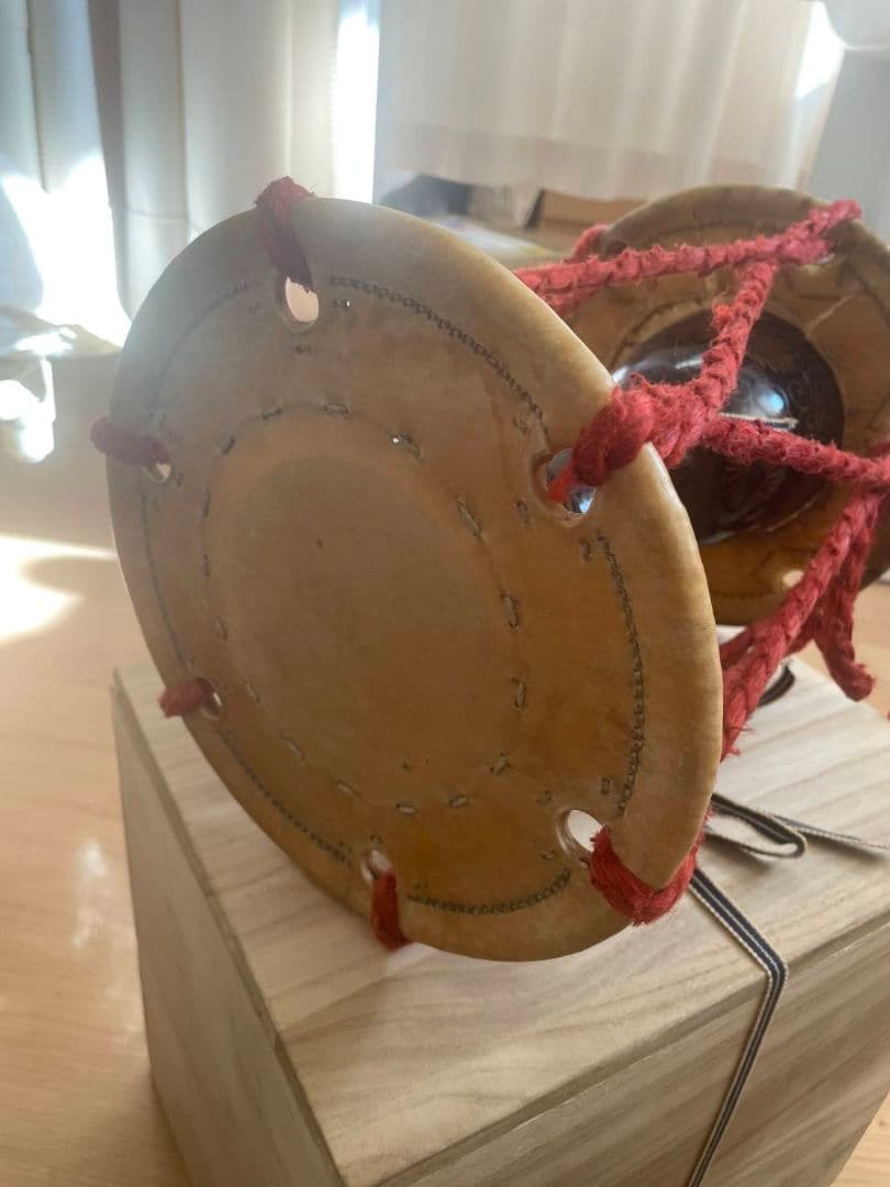 和楽器 大鼓 金剛模様付き(本漆、本麻使用)