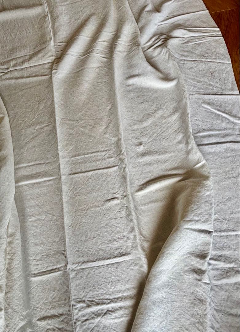 フランスアンティーク 19世紀のリネンシーツ 1800✖️2500 風合い柔らか