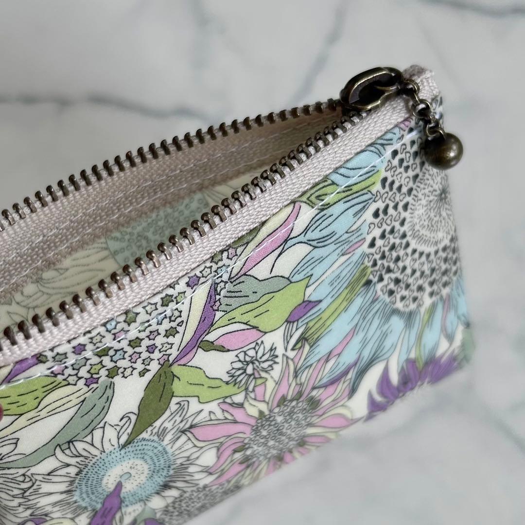 リバティスモールスザンナ カラビナポーチ キーホルダー　カードケース