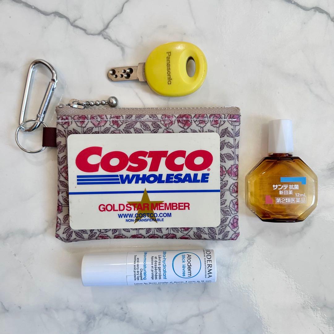 リバティスモールスザンナ カラビナポーチ キーホルダー　カードケース