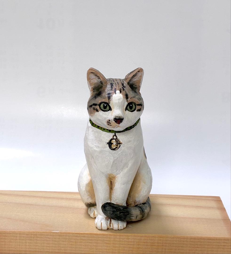 牛頭丸　キジ白とハチワレ