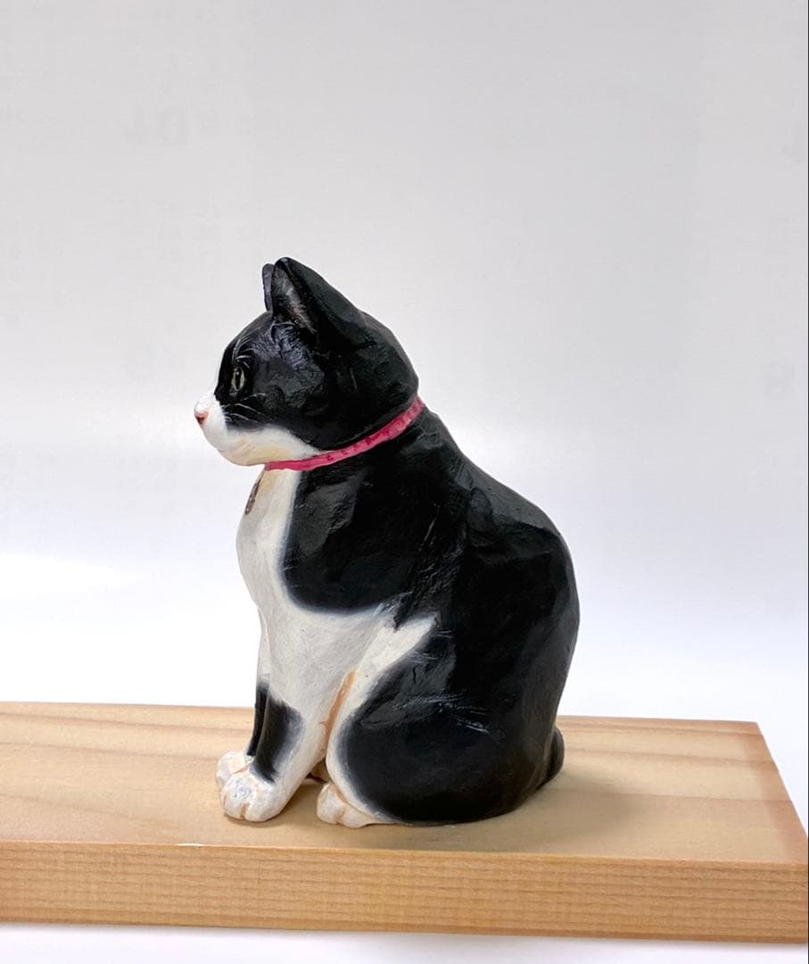 牛頭丸　キジ白とハチワレ