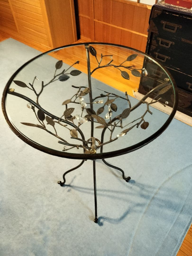 ガラステーブル インテリア