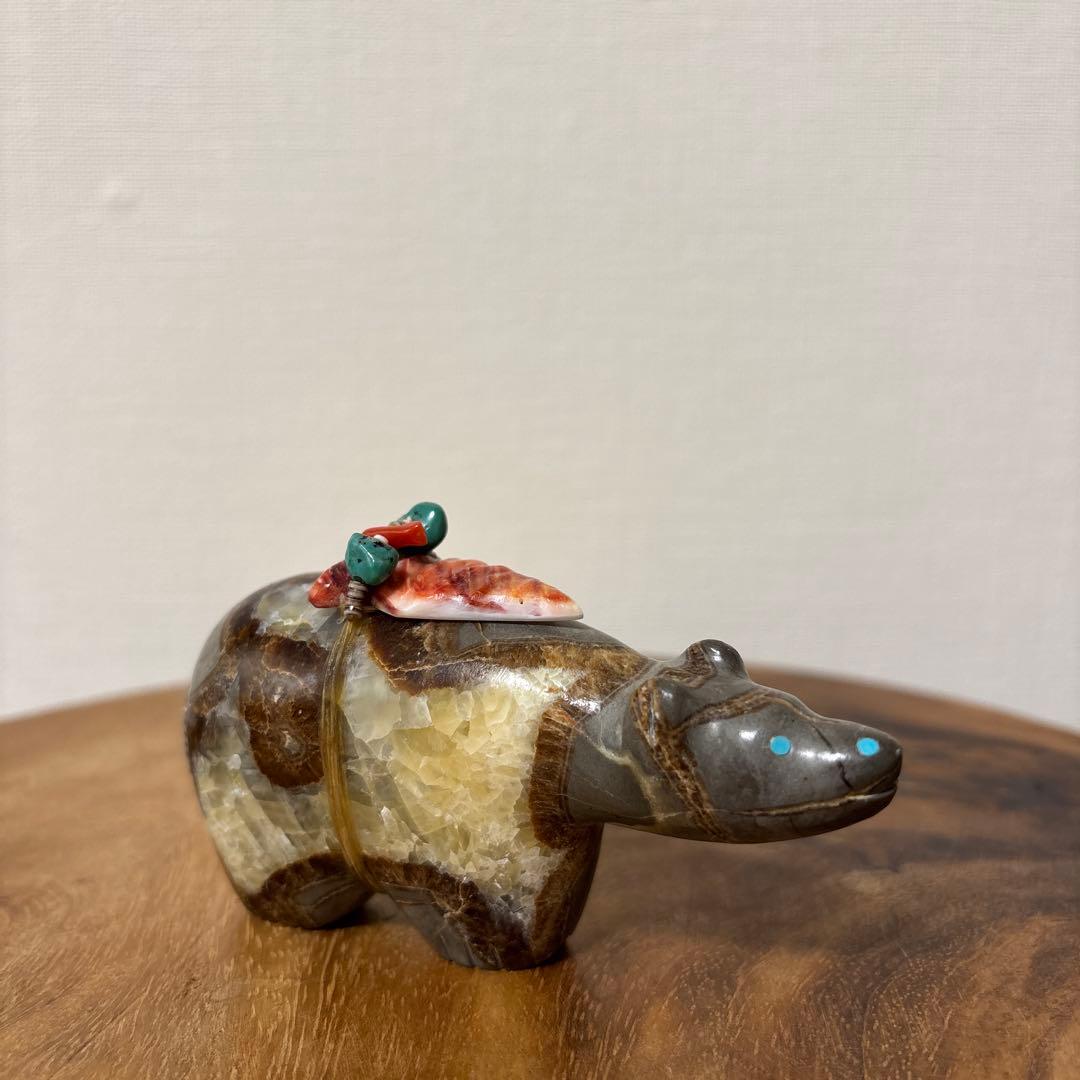 ネイティブアメリカン ズニ族 フェティッシュ ハンドメイド ヴィンテージ 置物