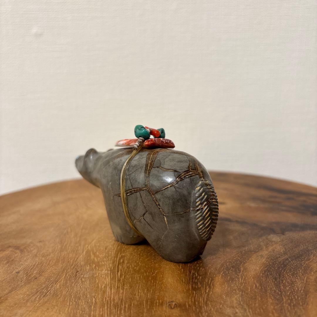 ネイティブアメリカン ズニ族 フェティッシュ ハンドメイド ヴィンテージ 置物