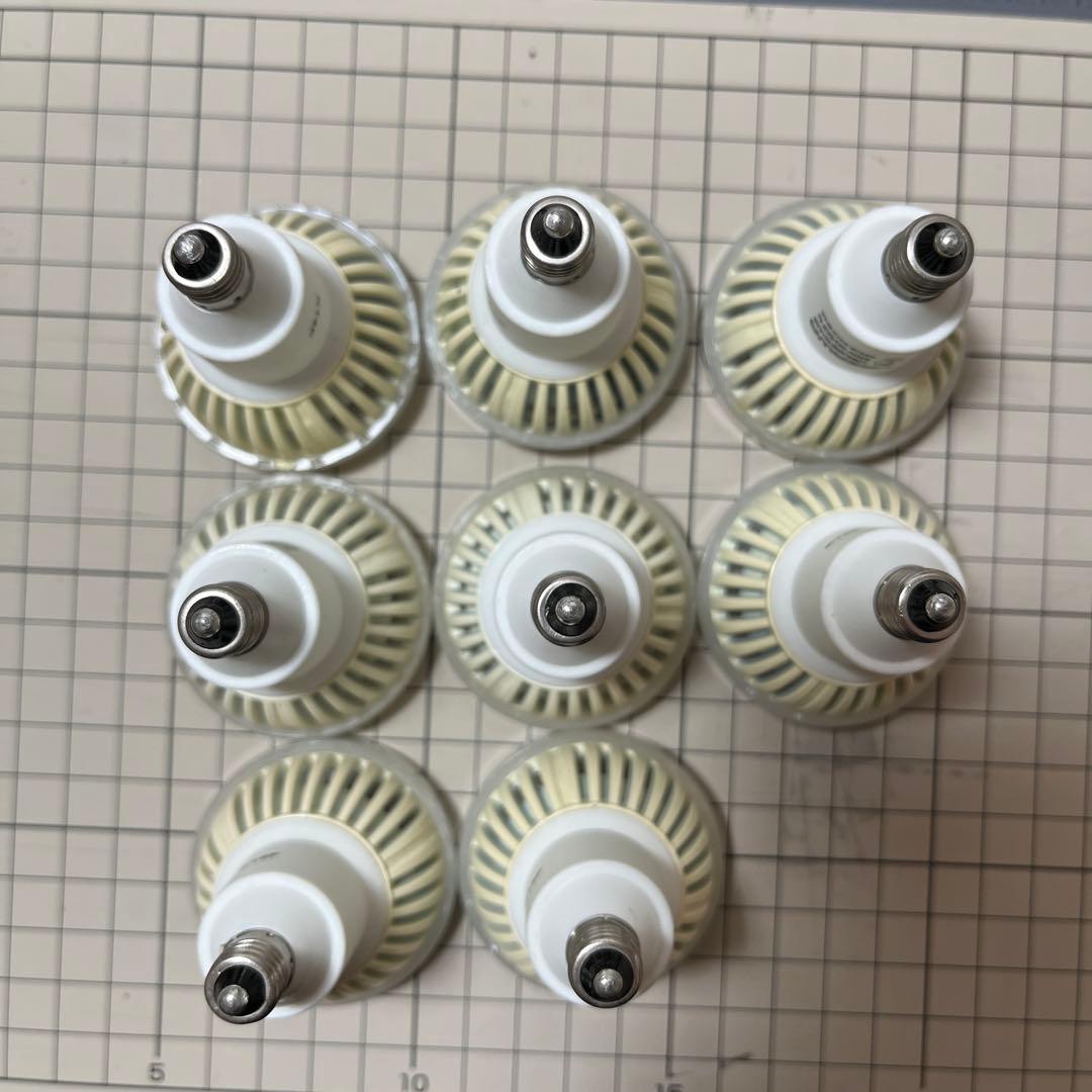 YAZAWA ハロゲン形LEDランプ E11 8個セット 電球色 調光対応