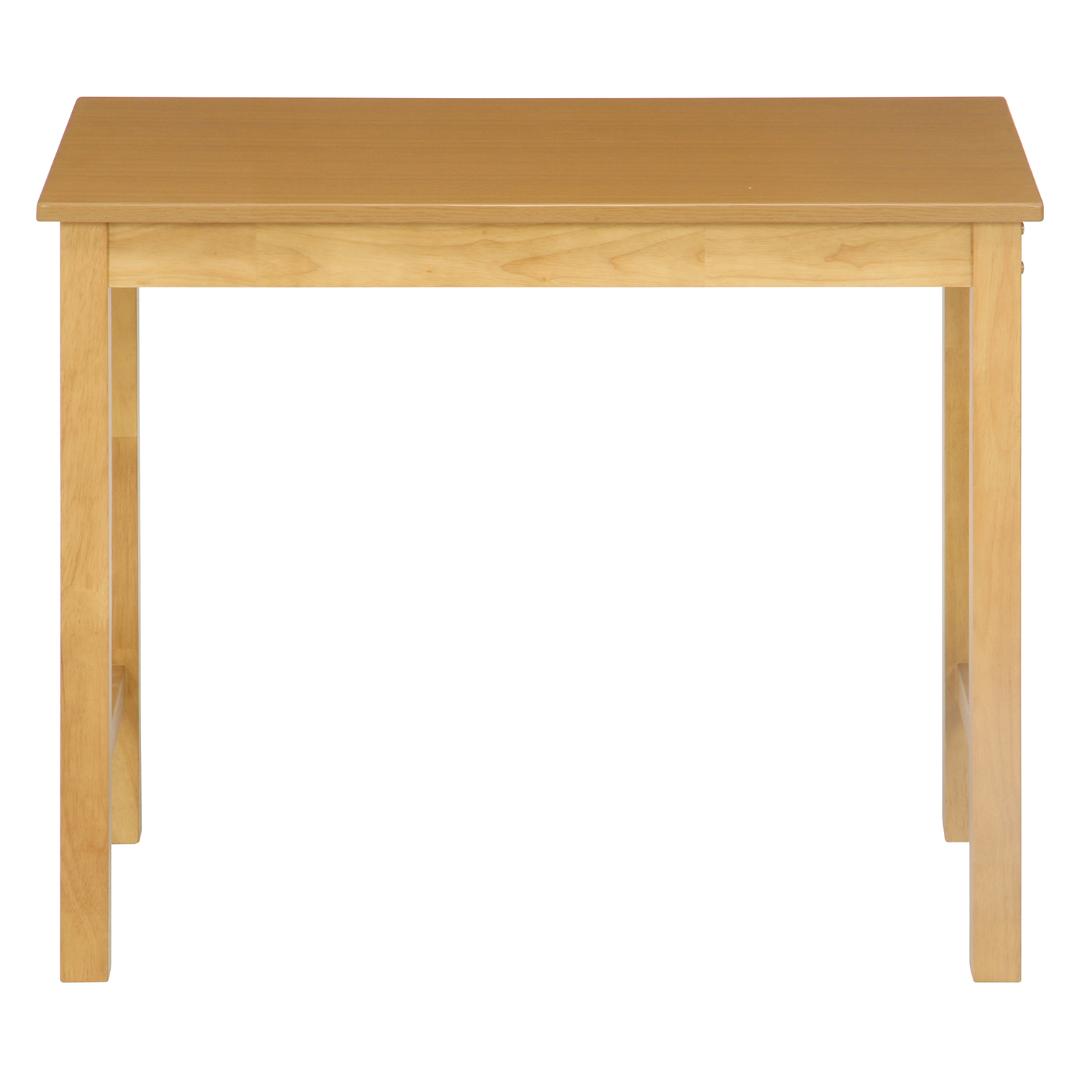 引出し付きシンプルデスク 幅90cm ナチュラル