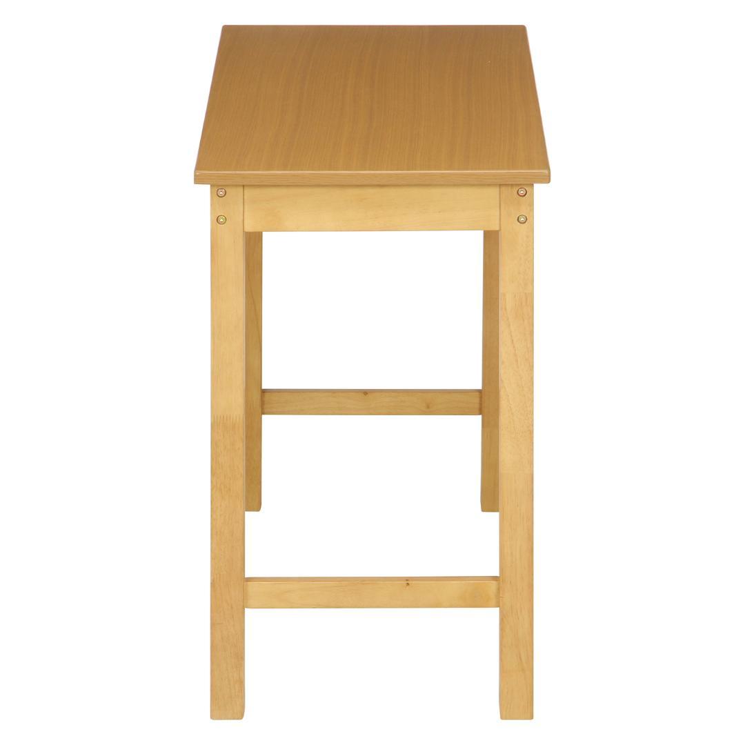 引出し付きシンプルデスク 幅90cm ナチュラル