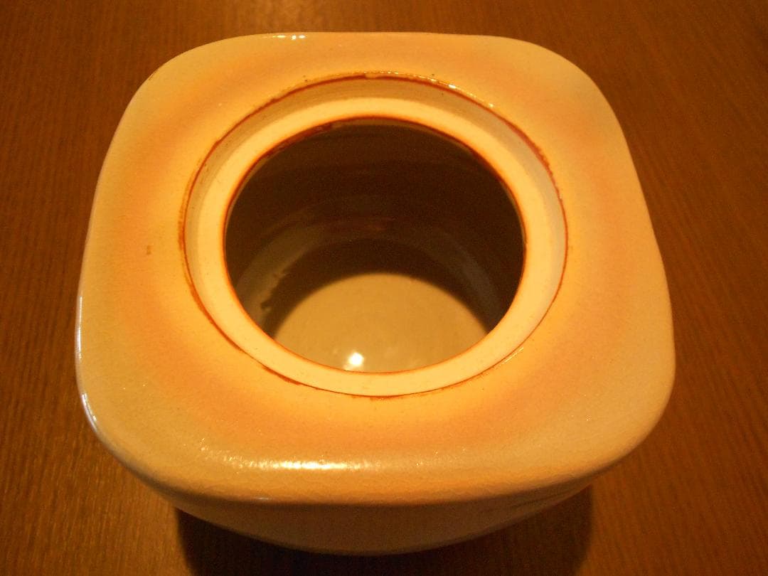 １３代　陶兵衛　四方香炉　供箱　栞　萩焼　十三代　田原