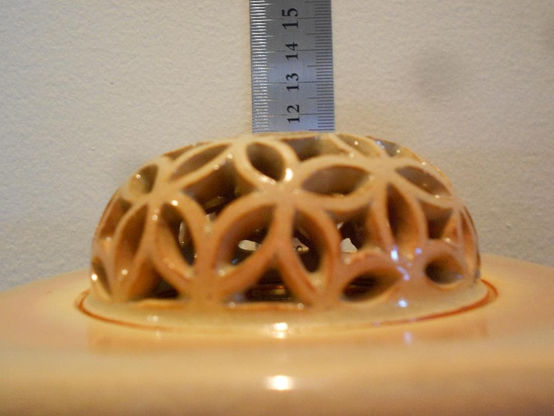 １３代　陶兵衛　四方香炉　供箱　栞　萩焼　十三代　田原