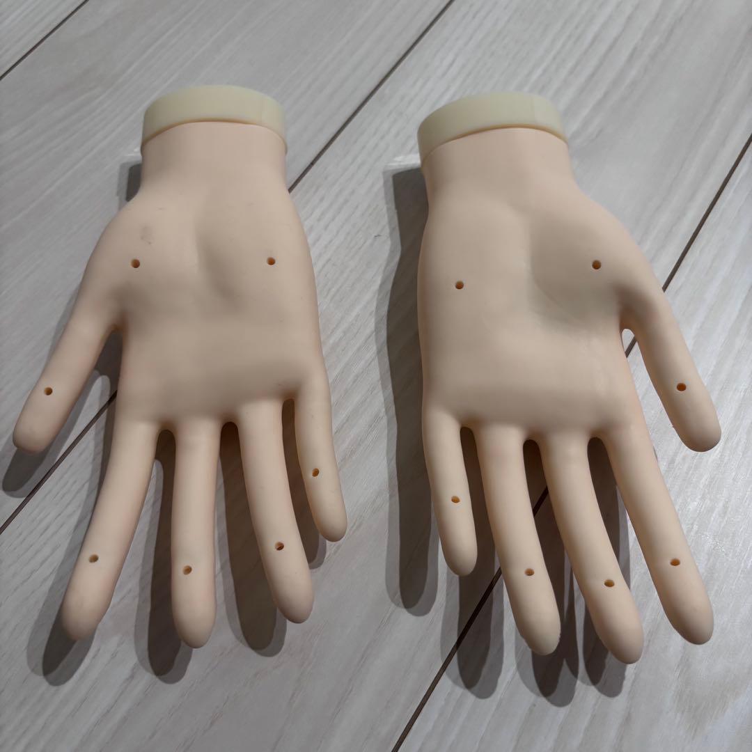 【JNEC認定モデルハンド】ネイルアート用モデルハンド