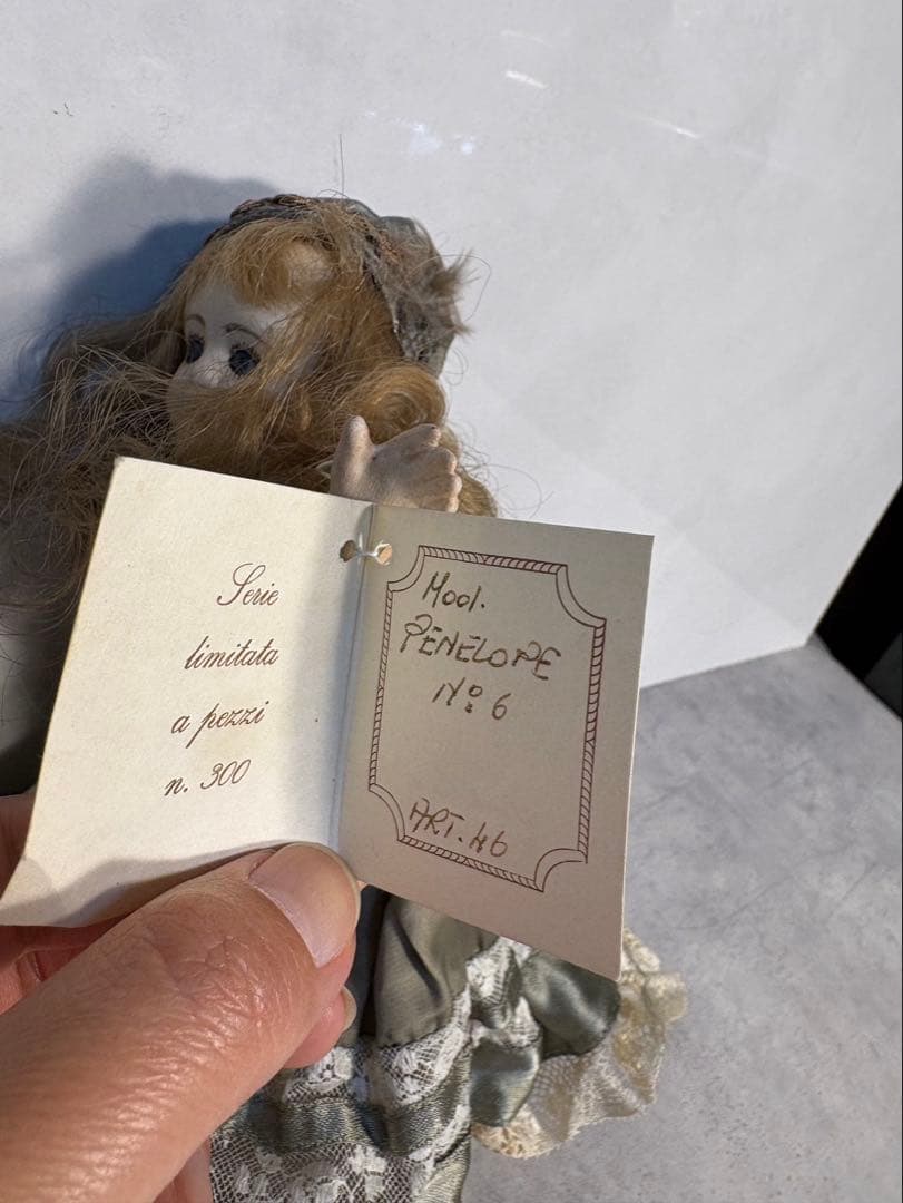 限定300体】イタリア ヴェネツィア製 ビスクドール ペネロペ