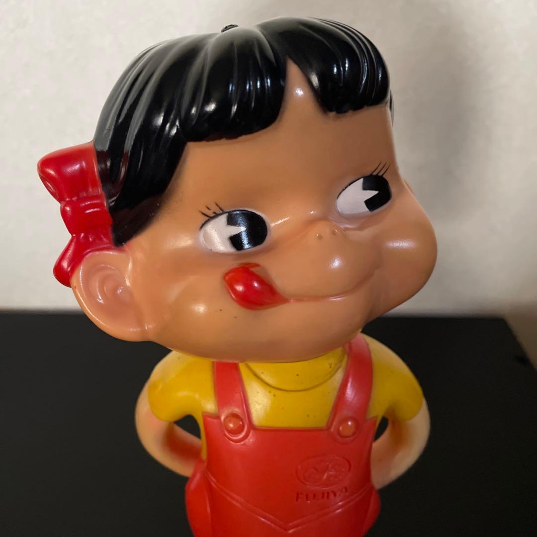 不二家 ペコちゃん 首振り人形 非売品 昭和 レトロ - メルカリ