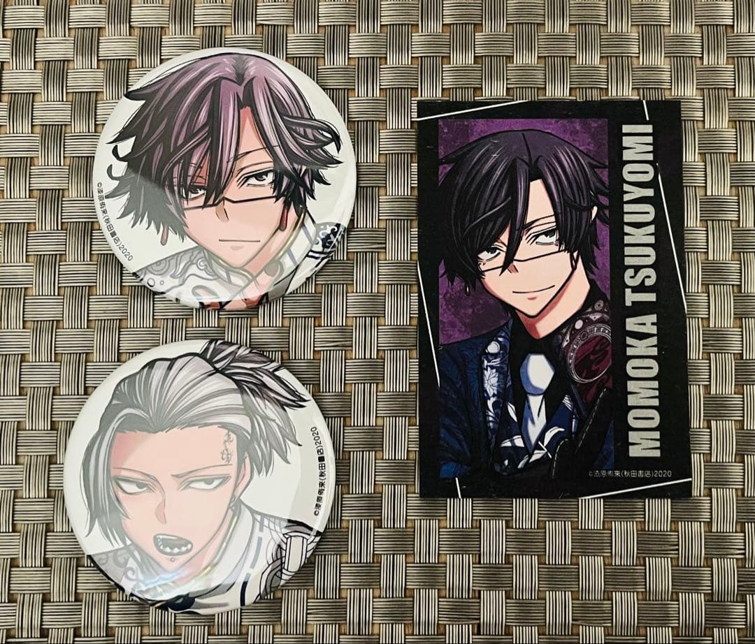 桃源暗鬼 コミケ 缶バッジ キャラカード 桃華月詠 桃巌深夜 - メルカリ