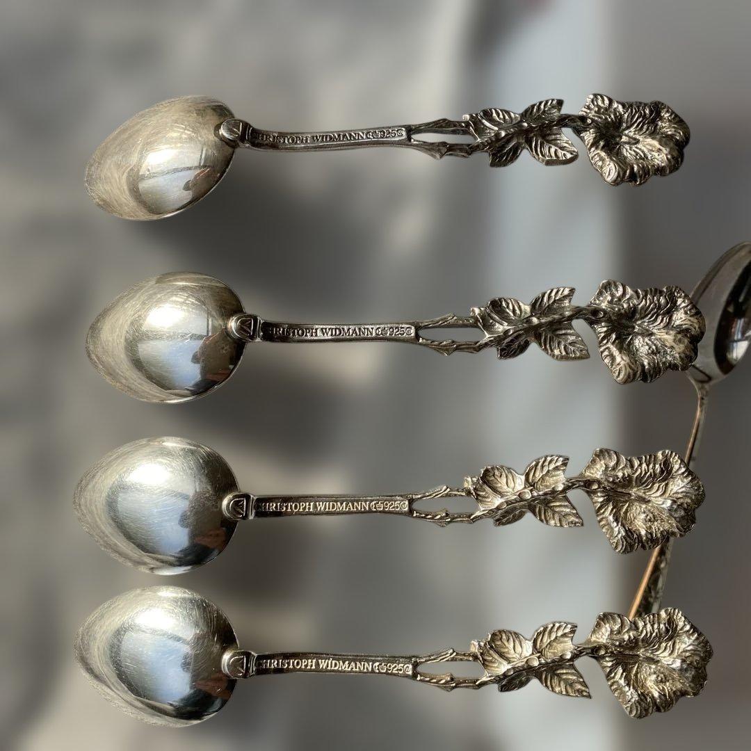 クリストフ　ウィドマン　コーヒースプーン 4本セット　925純銀製