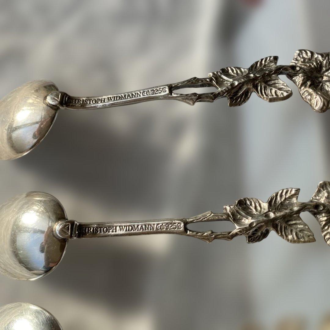 クリストフ　ウィドマン　コーヒースプーン 4本セット　925純銀製