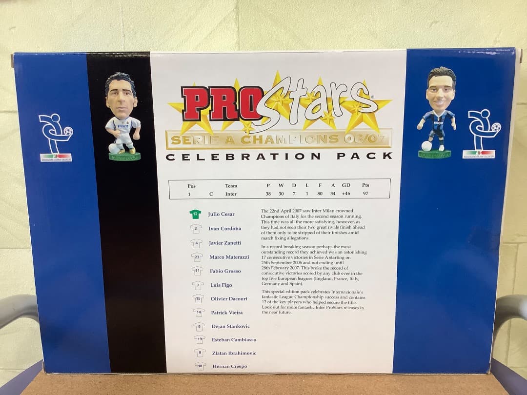 コリンシアン セリエAウィナーズインテル2006/07-12パック　プラチナ付き