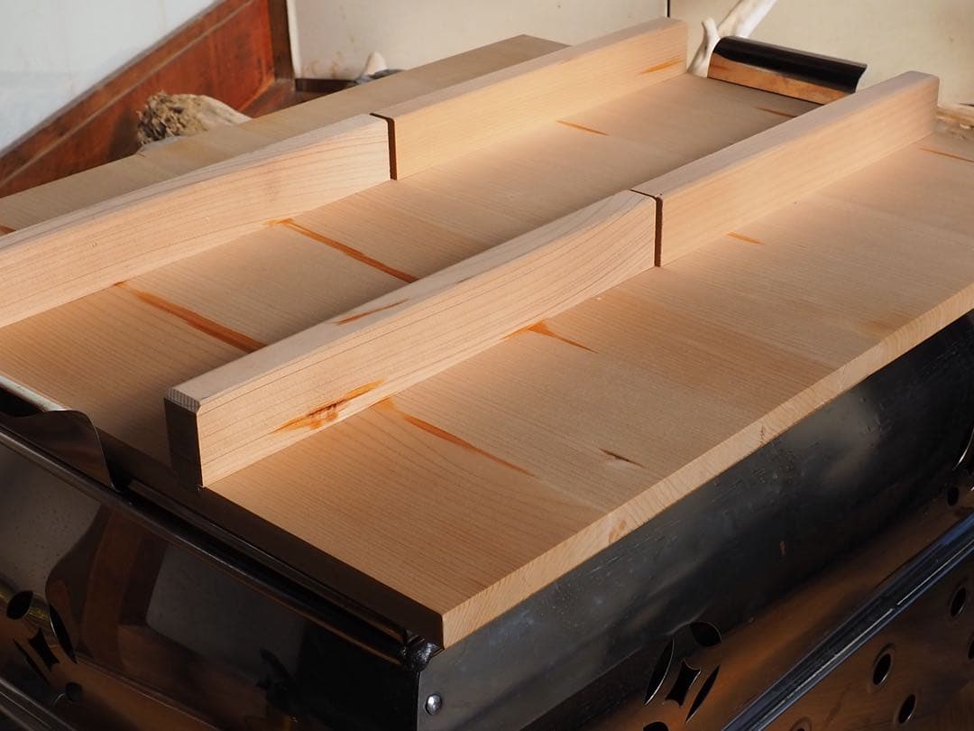 涌井工業(ワクイ) プロパンガス直火式おでん鍋 5尺450mm 6ツ仕切