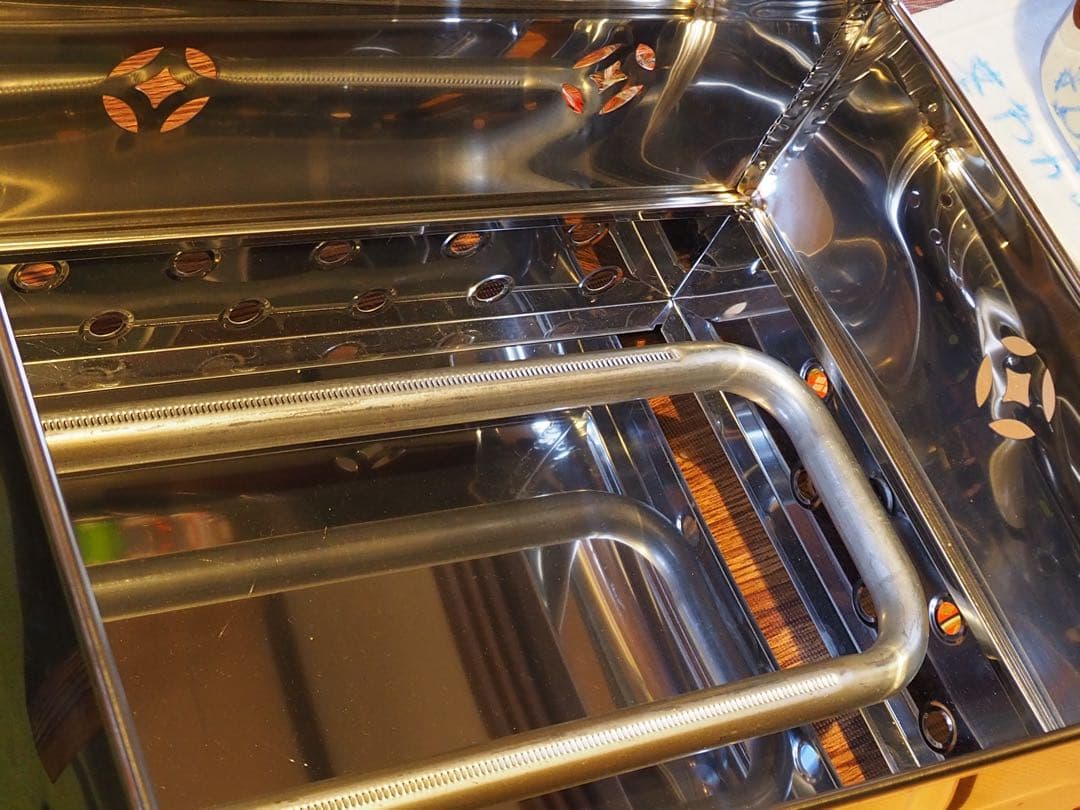 涌井工業(ワクイ) プロパンガス直火式おでん鍋 5尺450mm 6ツ仕切