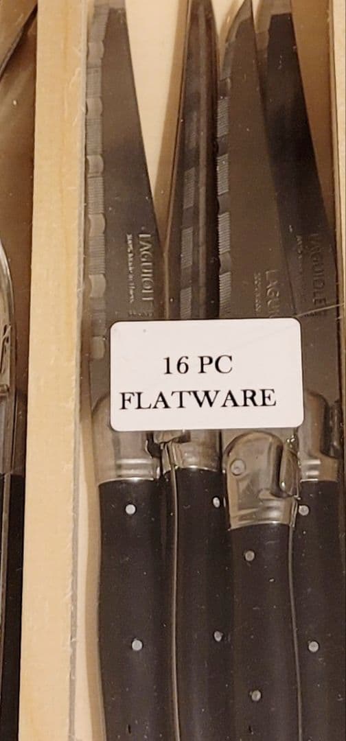 ★ぴろ★フランス製　ラギオール　ジャンデュボ　16本セット　 ブラック