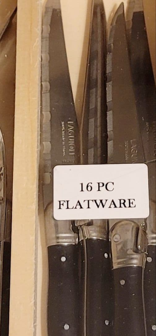 ★ぴろ★フランス製　ラギオール　ジャンデュボ　16本セット　 ブラック