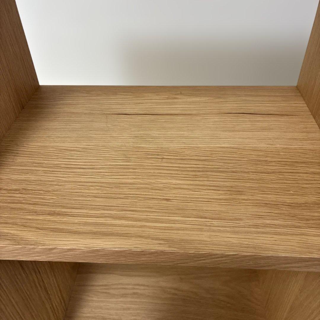 MUJI スタッキングシェルフ・３段×２列・オーク材