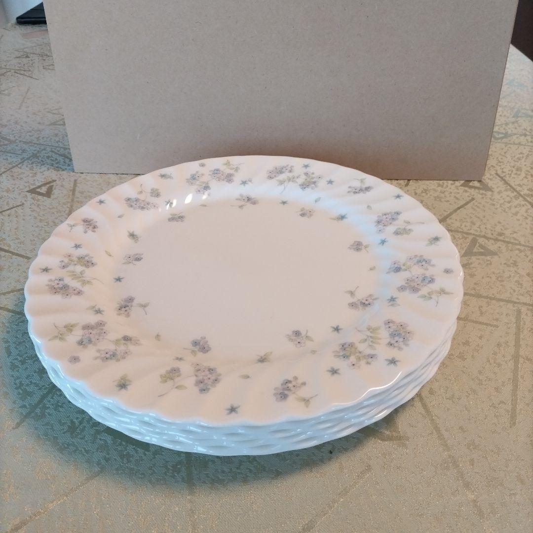  27.8cm　April Flowersディナープレート6枚組