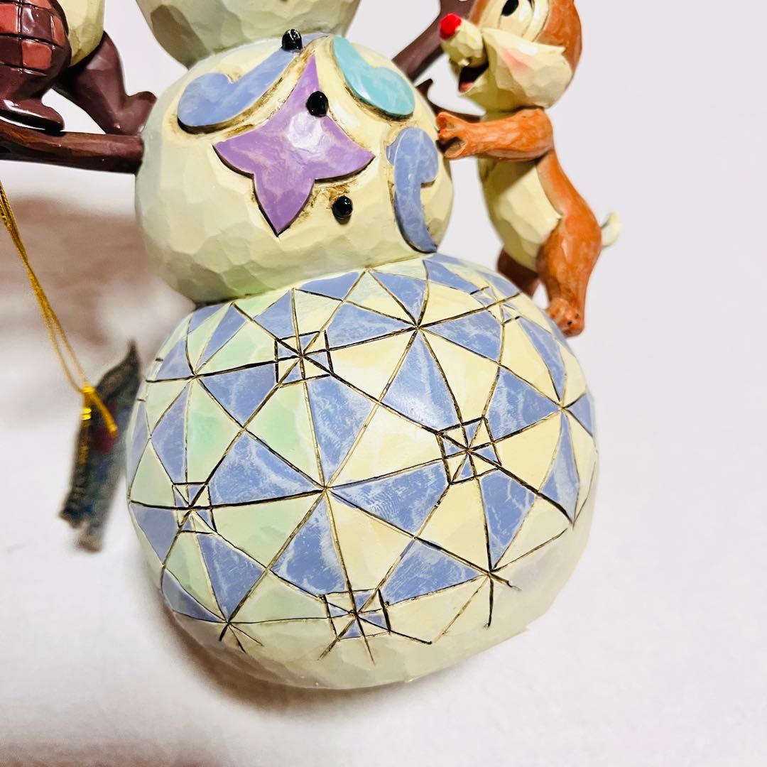 ディズニー　エネスコ　トラディション　ジムショア　チップ　デール　雪だるま