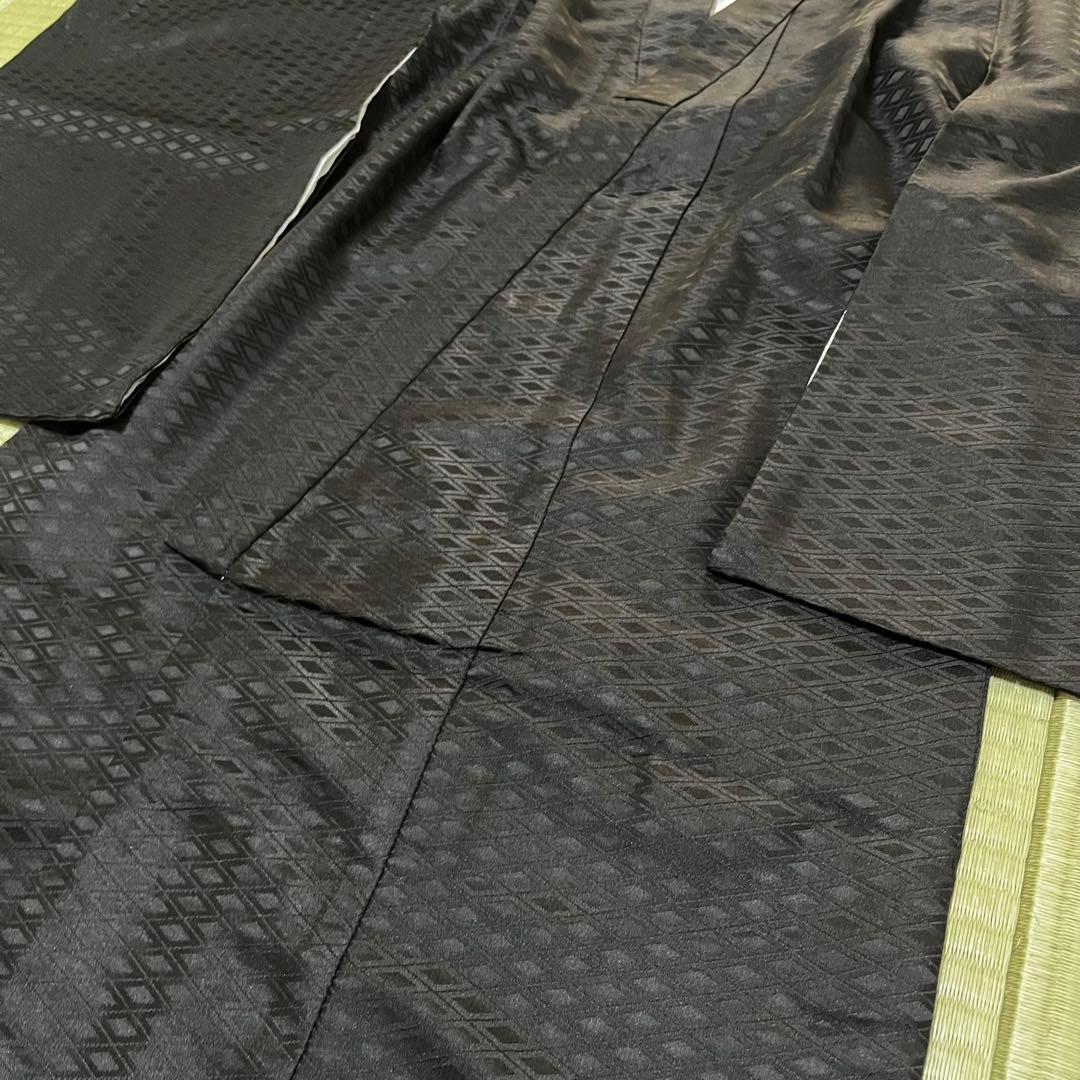 【美品】七五三 男の子 袴 12点フルセット 鷹柄 羽織袴 高級感 グレー系