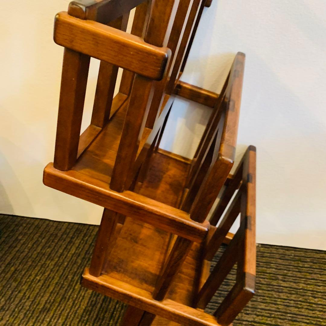 豊岡クラフト　日本製木製ラック 3段