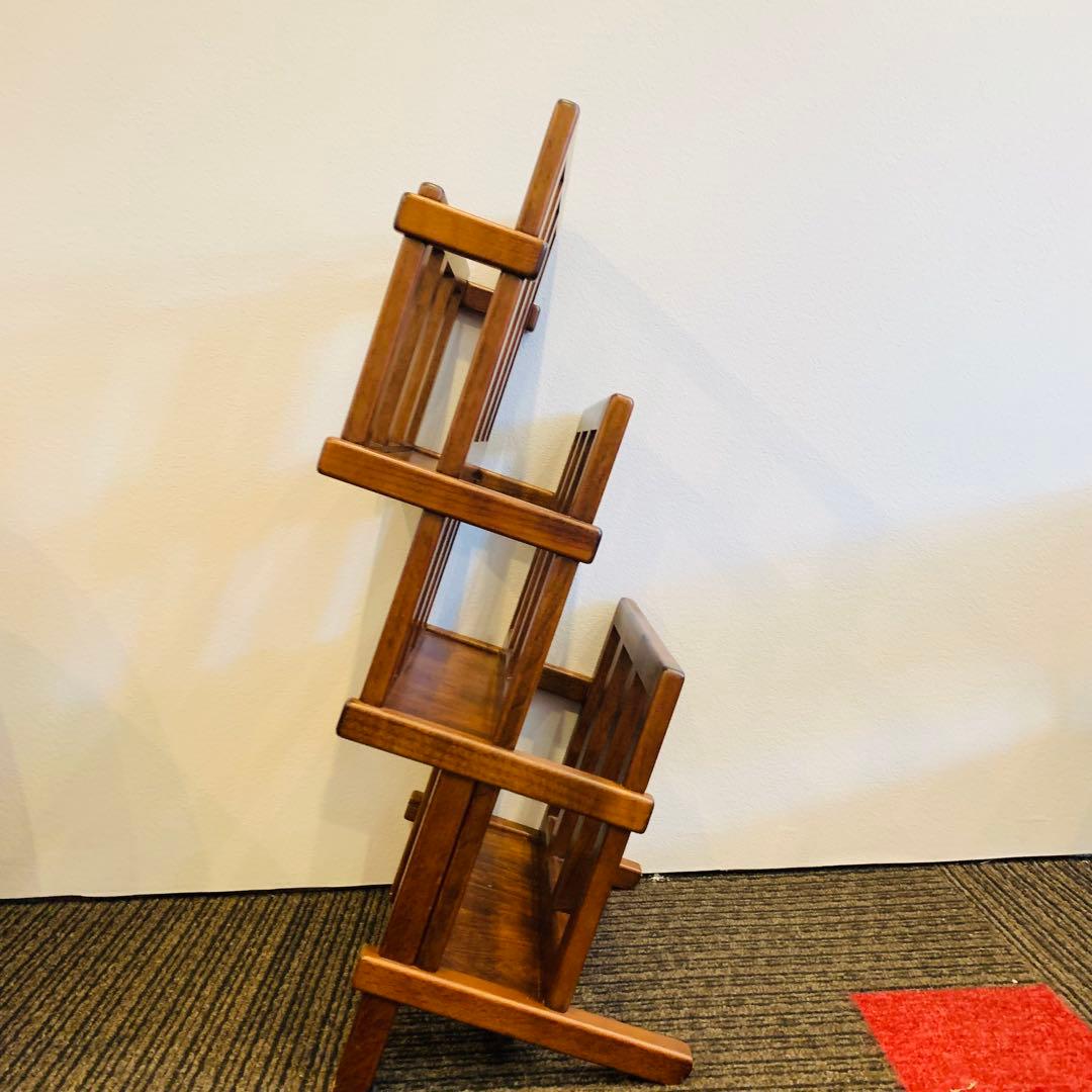 豊岡クラフト　日本製木製ラック 3段