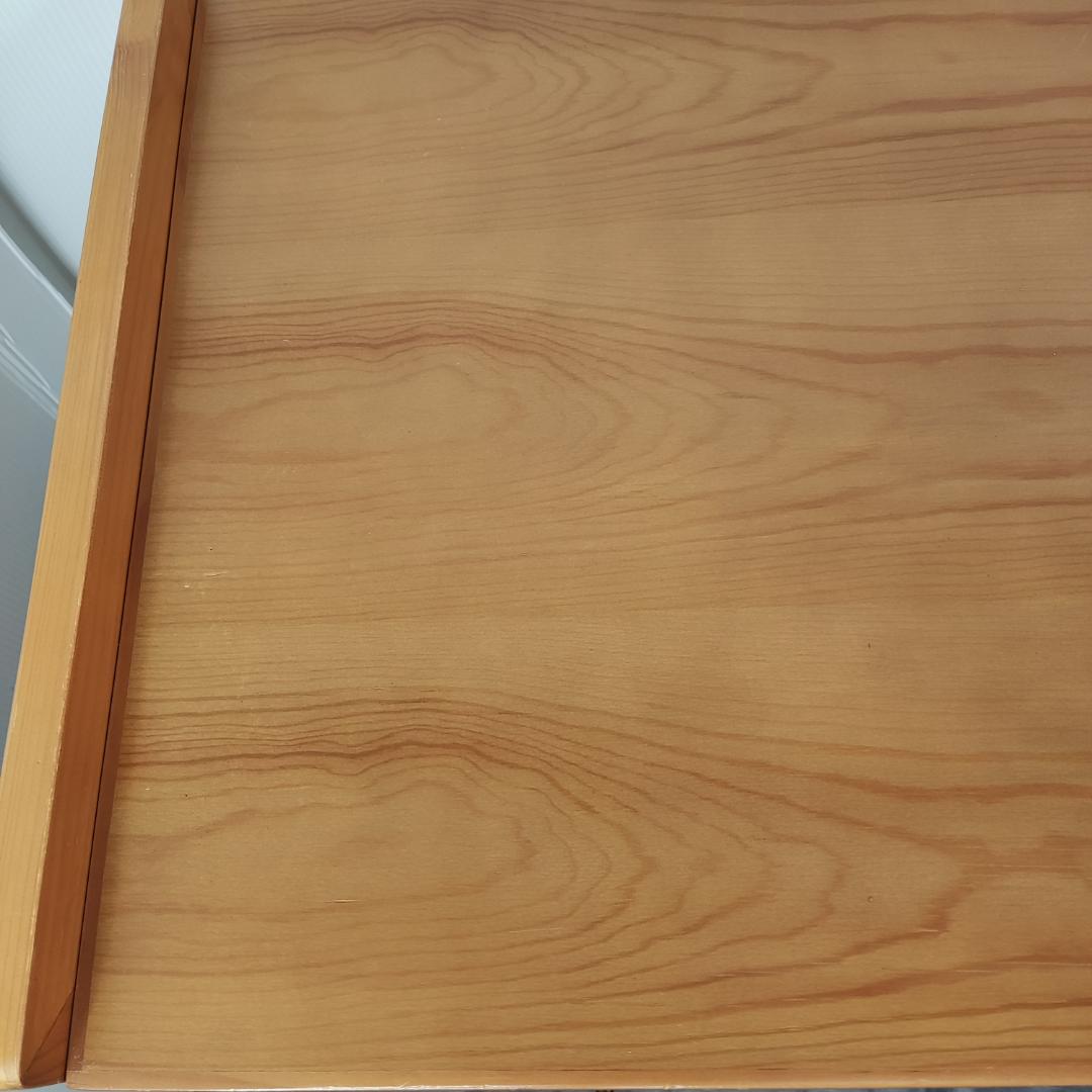 木製　高さ調整可能　学習机　作業台　ワークデスク　幅69 奥行44 高さ79