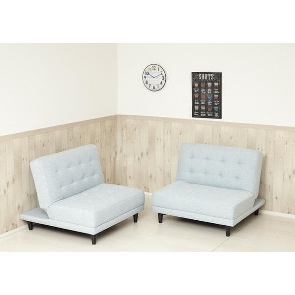 多機能 4way 離せるソファベッド ブルー