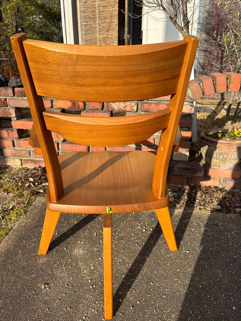 【美品】飛騨産業 キツツキ 回転アームチェア SQ215AT ヴィンテージ