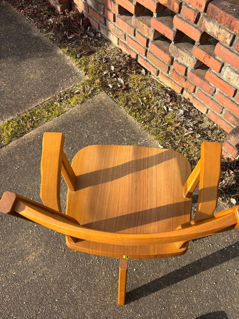 【美品】飛騨産業 キツツキ 回転アームチェア SQ215AT ヴィンテージ