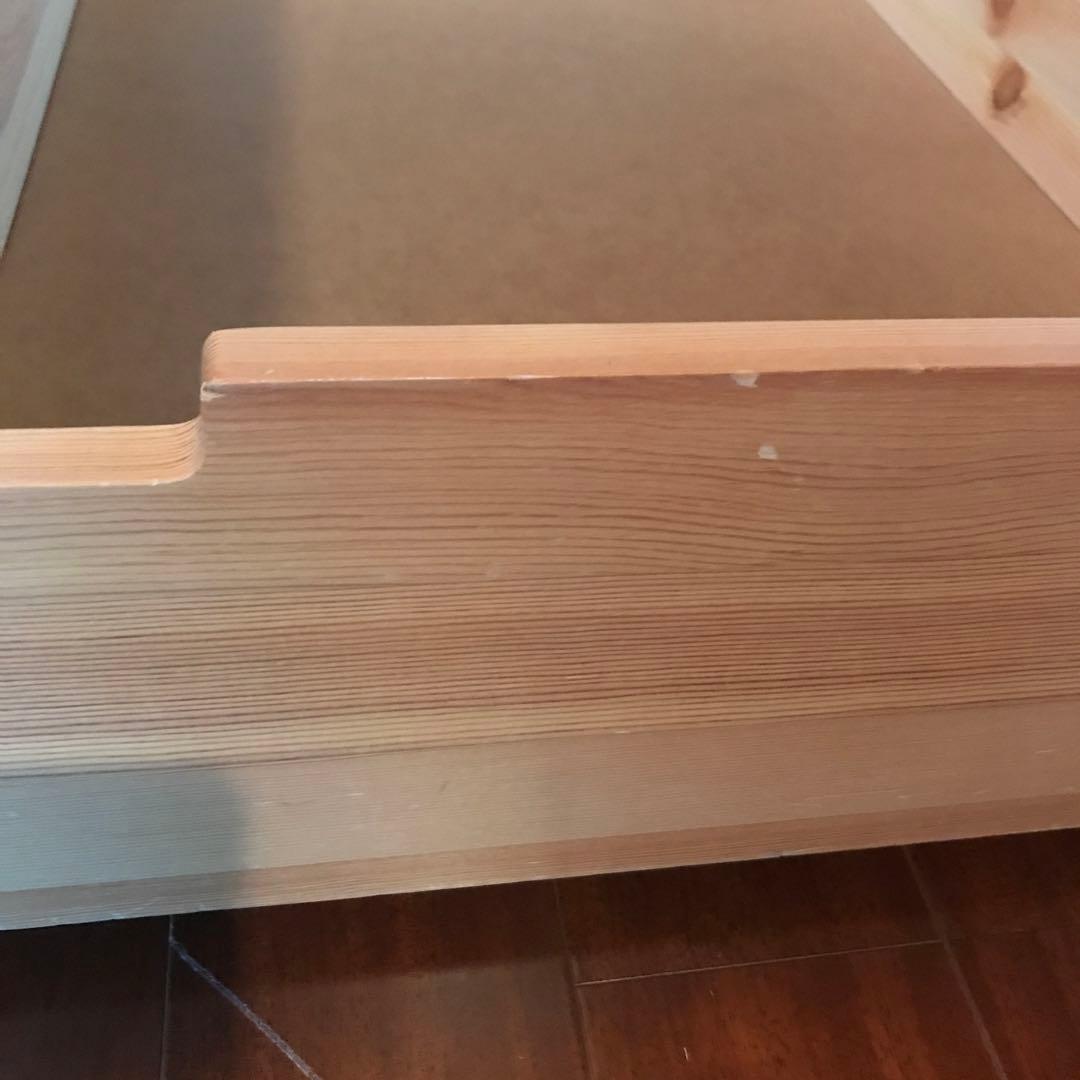 無印良品　ベッド下収納　パイン材　2個セット