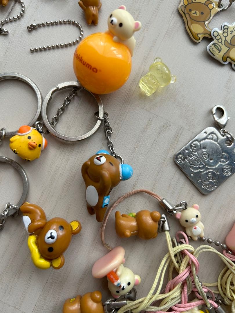 リラックマ　コリラックマ　キイロイトリ　ストラップ　伊藤園　おーいお茶