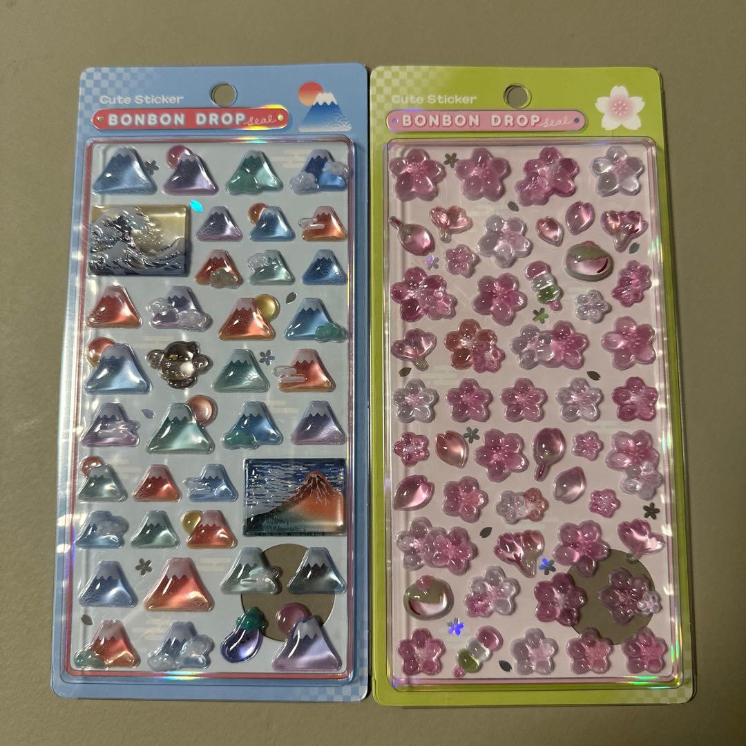 ボンボンドロップシール 和柄 5枚セット 正規品 - メルカリ