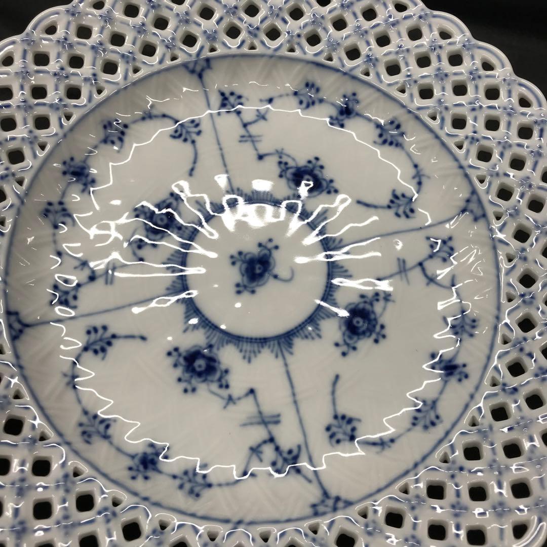 美品】Aロイヤルコペンハーゲン フルレース オープンワーク 大皿