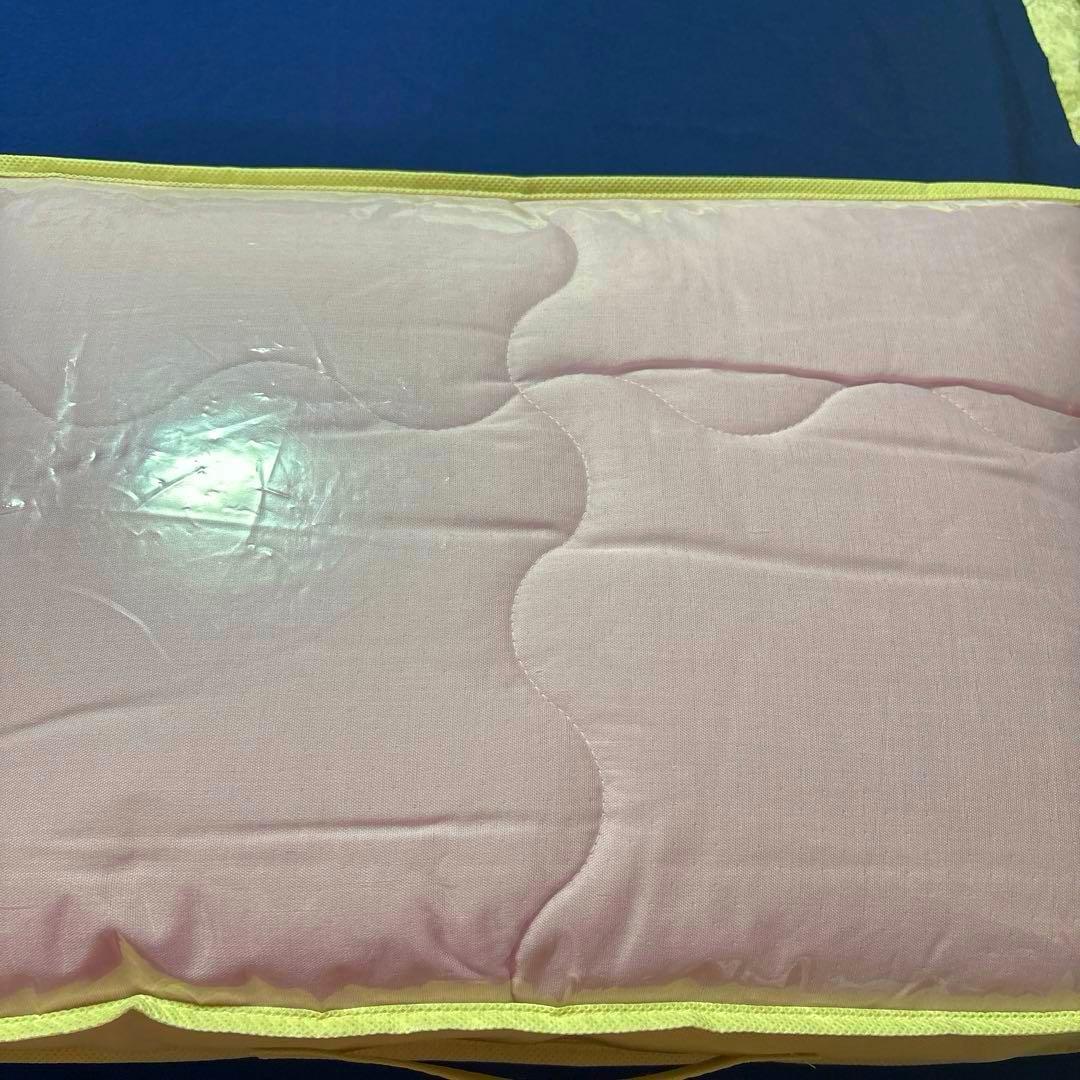 新品◆シャルレ RA401 快眠リバーシブルキルトケット ペールピンク